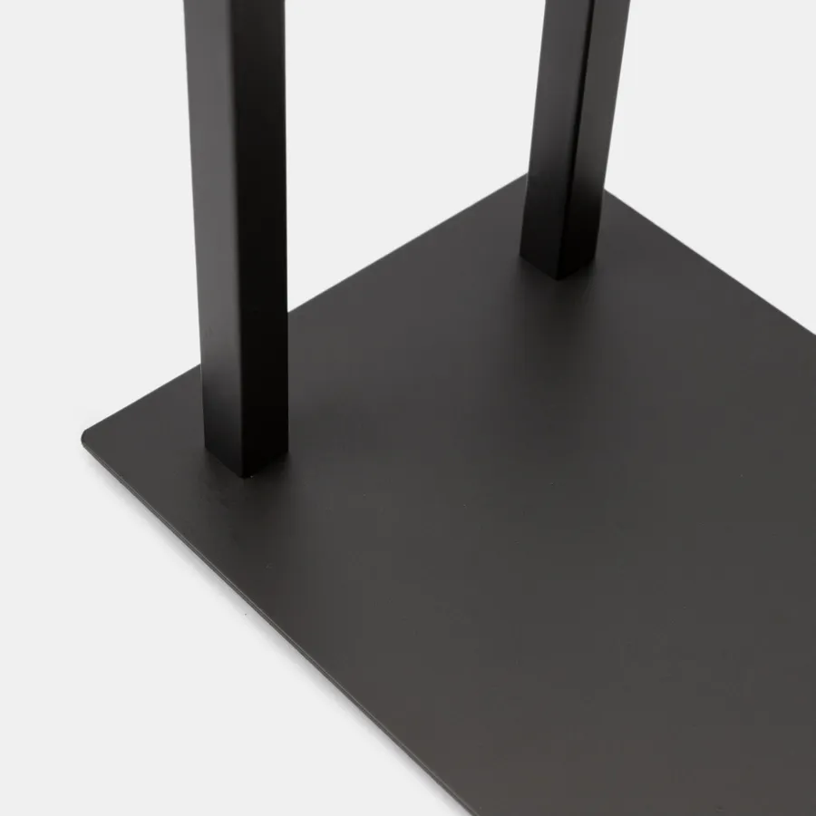 Portasciugamani Da Parete In Acciaio Inox 34,3 Cm, Per Sotto Armadietto, Cucina O Bagno, Autoadesivo O Con Fori, Nero