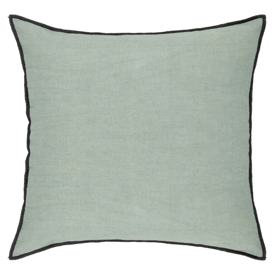Cuscino sfoderabile 45x45 in macramè naturale con disegno e frange terracotta
