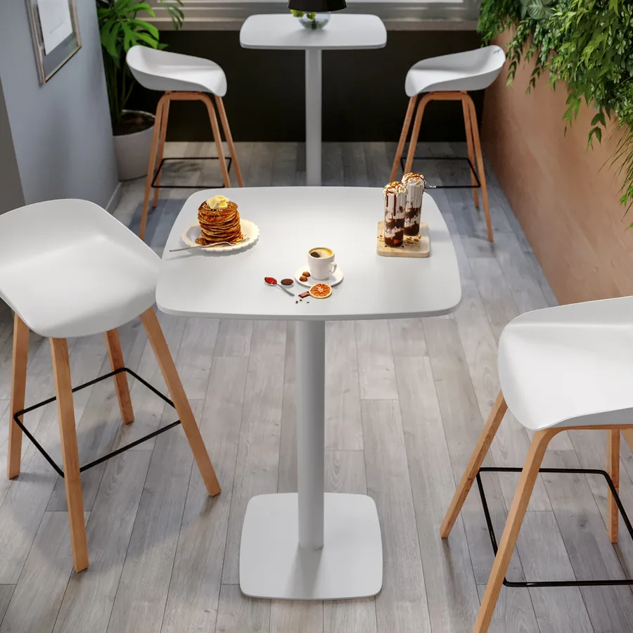 Tavolino Acrilico Trasparente Moderno - Design A U Con Bordi Arrotondati - Foto 11