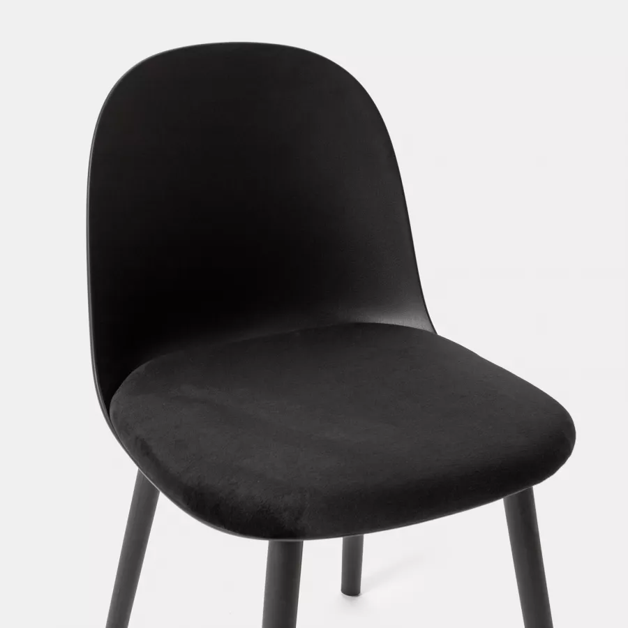 Set 2 Cuscini Per Sedie In Ecopelle - Rotondi, Memory Foam 4cm, Antiscivolo, Diametro 35cm - Foto 2