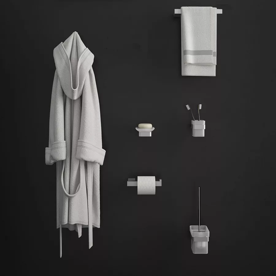 Portasciugamani Da Parete Da 40 Cm In Acciaio Inossidabile Spazzolato Accessori Per Il Bagno Dorati 88473181