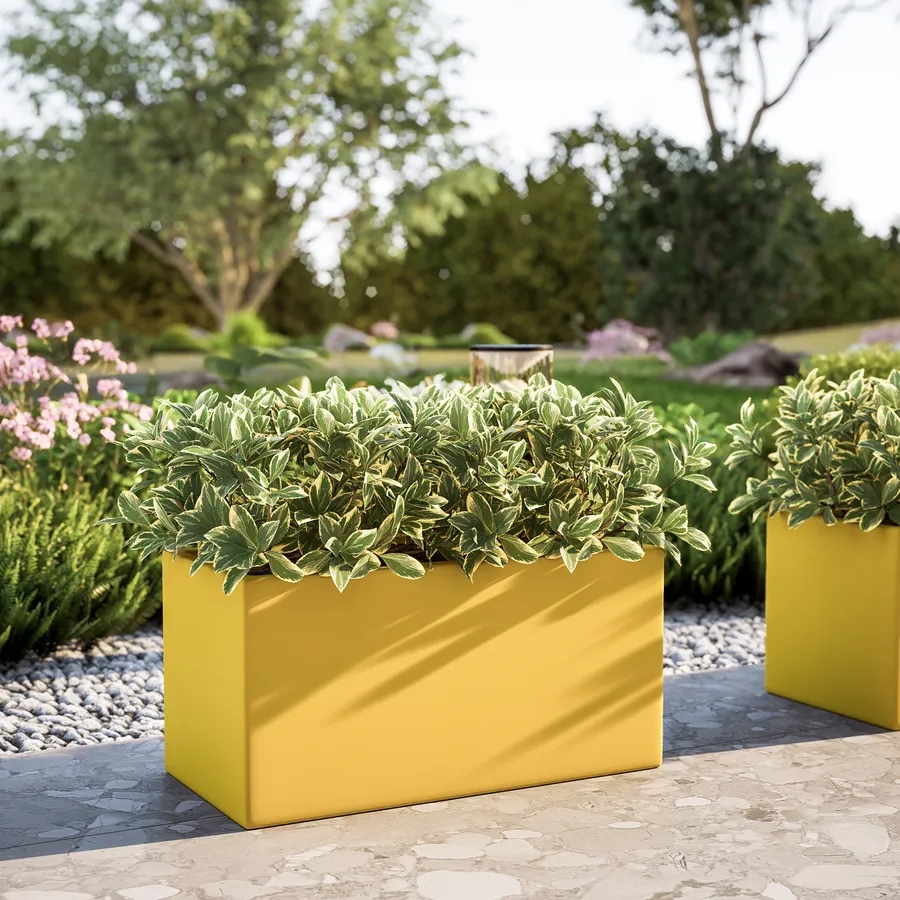 Vaso Da Fiori Fioriera In Ceramica Bianco Crema Beige O135 Cm 2 Pz - Foto 4