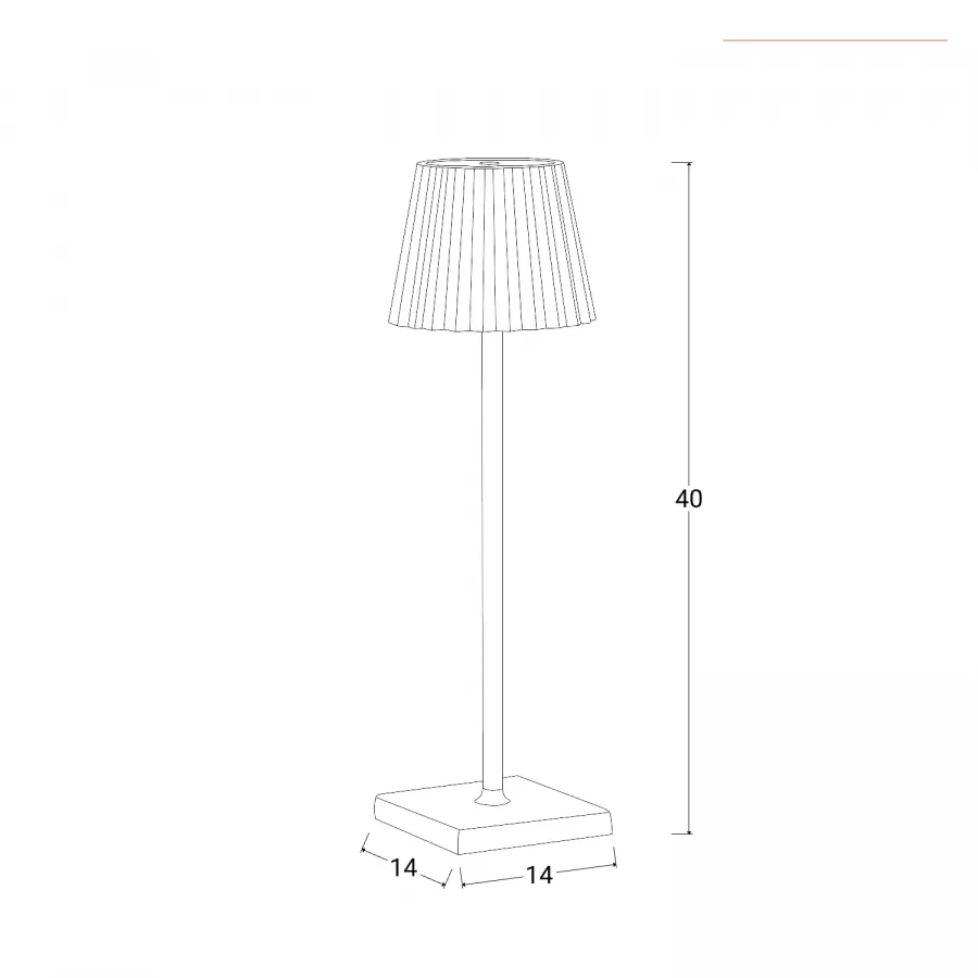 Brilliant lampada Kasha lampada da tavolo touch switch