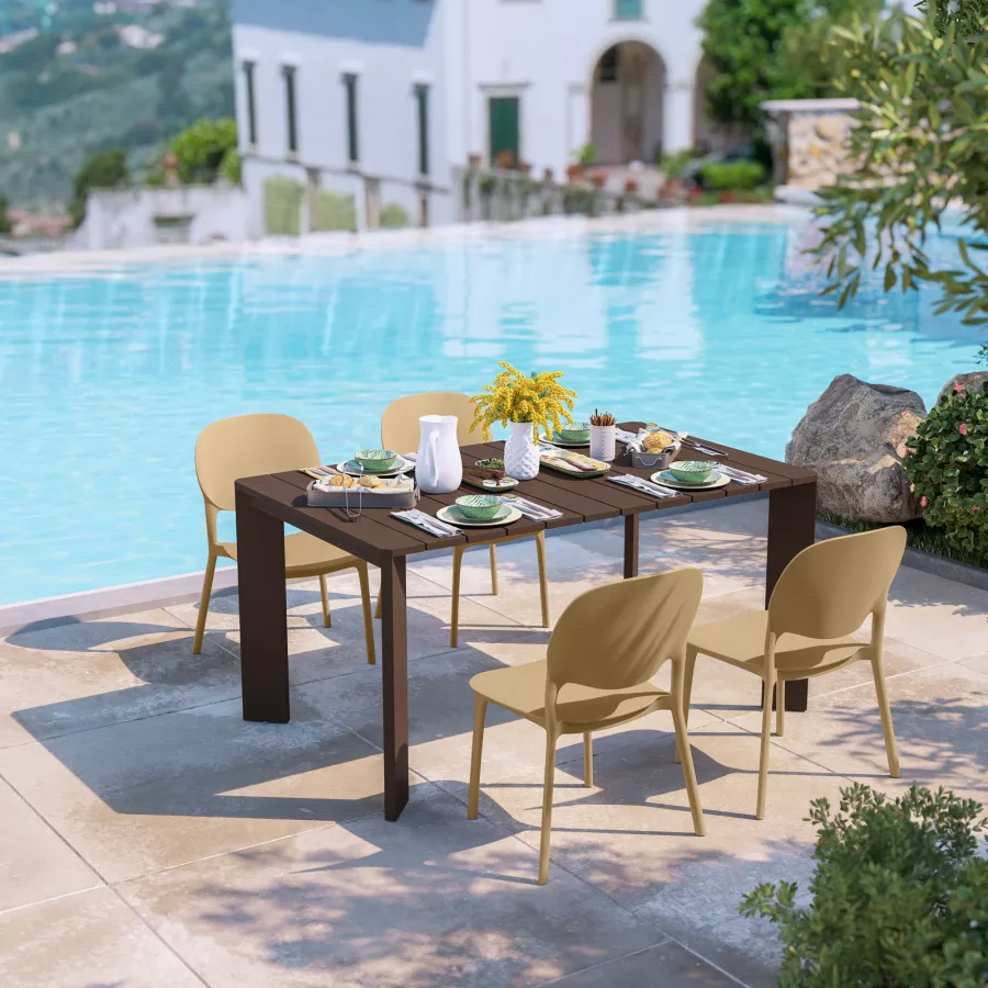 Set Tavolo E 2 Sedie Da Bar - In Legno E Metallo, Per Cucina/Balcone, Portata 136kg, Marrone, Yaheetech - Foto 9