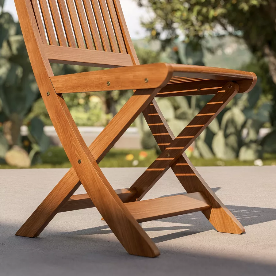 COSTWAY Adirondack-Sedia Giardino in Legno, Poltrona Esterno con Schienale Alta, Sedia a Sdraio Prendisole per Spiaggia Cortile Balcone, Portata 160 kg (Naturale, 69 x 88 x 103 cm