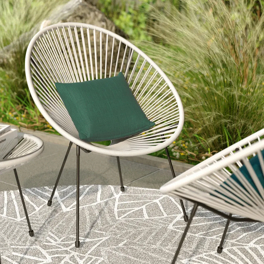 Rosa Federe Cuscini Divano 40 x 40 impermeabile, 4 pezzi 40x40cm Geometrico Cuscino Decorativo per Esterni Cuscini Divano con Zip invisibile, per Cuscini per Divano Giardino Esterni Decor Z-3812