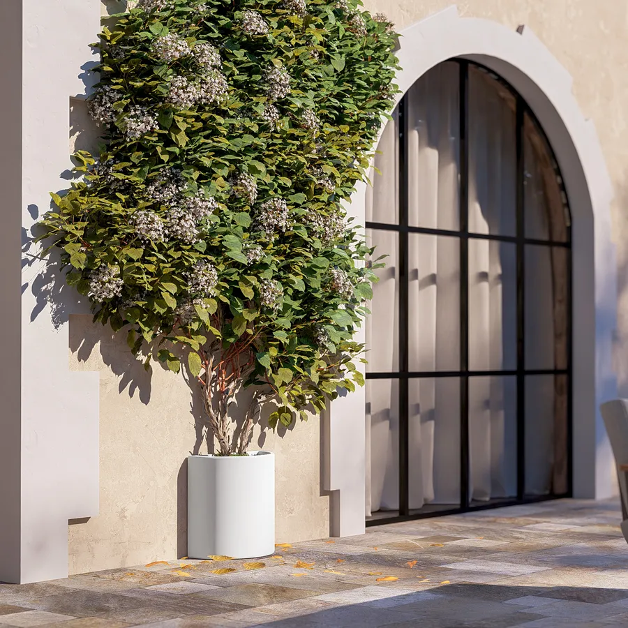 Haofy Fioriera Da Parete In Plastica Con Vassoio Di Drenaggio - Vaso Sospeso Per Balcone E Giardino, 26.5x17.8x17.7 Cm - 3