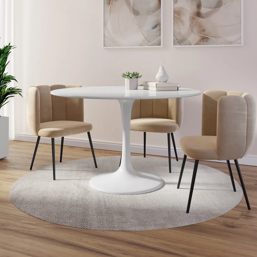 Tavolo Ovale ASUUNY Tavolo Da Cucina Rotondo, Tavolo Da Cucina