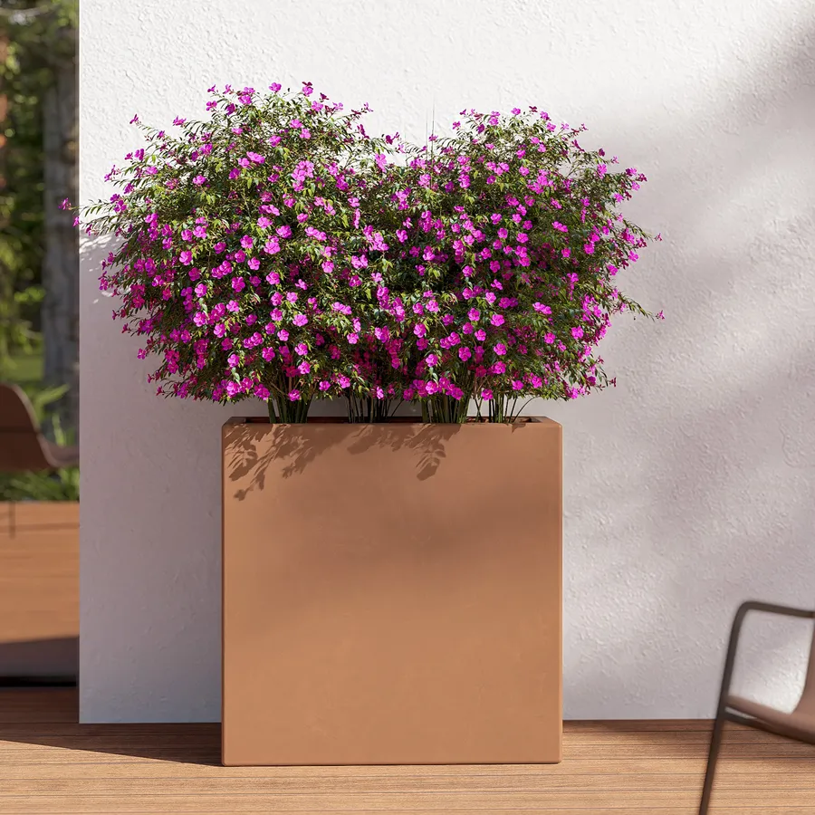 Fioriera Rettangolare Florallo Geda Genesi – 70x36 Cm, Resistente Alle Intemperie - 5