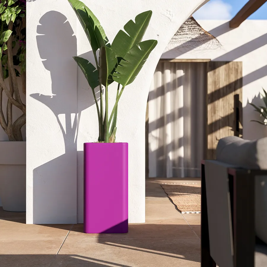 Portavaso Per Fioriera Aiuola Rialzata Piante Fiori Giardino Terrazzi Con Ganci Set Da 2 Resina Intrecciata Grigia 02 0038861