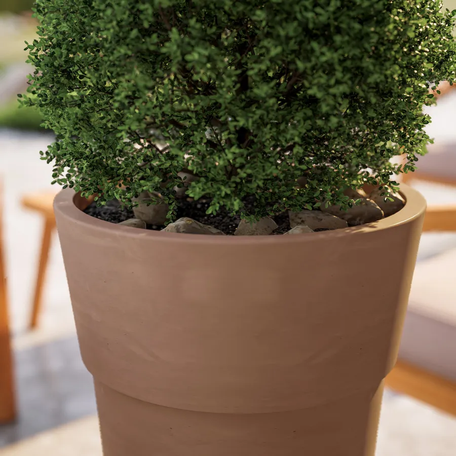 Kadax Vaso per Tombe, Plastica per Fiori, Resistente al Gelo e al Tempo, Plug-in per Cimitero (15 cm, Oro