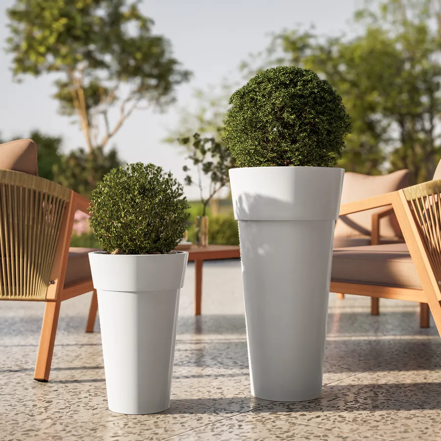 SESSANTA-6 Vaso Da Giardino Alto In Cemento By SWISSPEARL - Foto 9