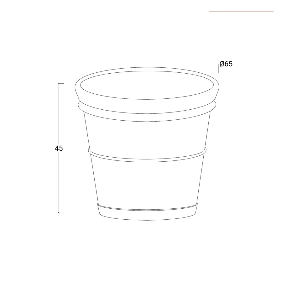 Tusco Cosmopolitan Vaso Rotondo Da Giardino – 66 Cm, Colore Bordeaux, In Plastica Stampata Rotazionale, Effetto Pietra Naturale, Made In USA