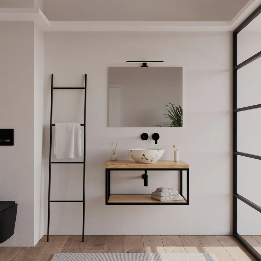 Cornice portafoto DR35 80 x 88 cm (bianco opaco), 35 mm di larghezza