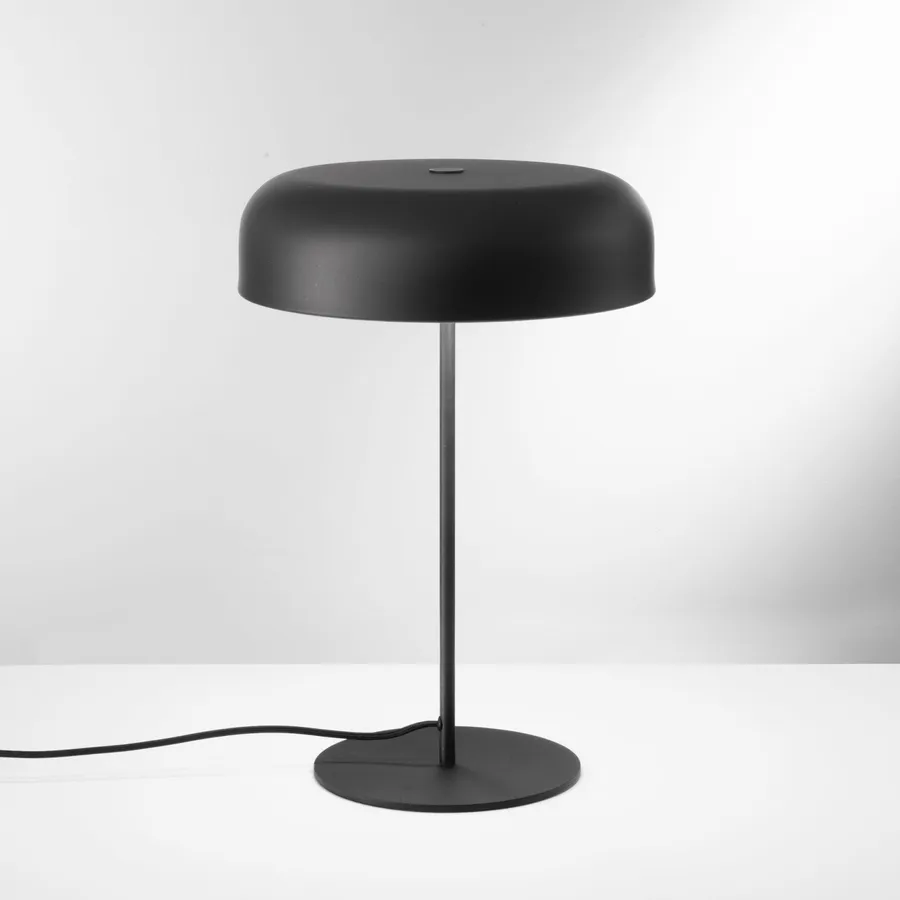 Set 2 tavolini impilabili da caffè a forma di cubo metallo nero/sonoma
