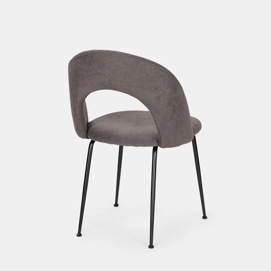 Sedia Ice Higlopp Antracite Lucido - Impilabile, Per Cucina O Bar - Foto 6