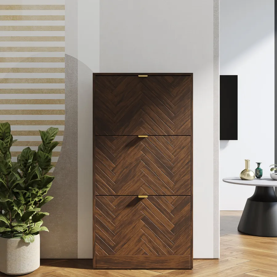 Appendiabiti Da Terra Con Ripiani - In Legno Massello, 120x40x125cm, Multifunzionale Per Camera E Soggiorno - Foto 10