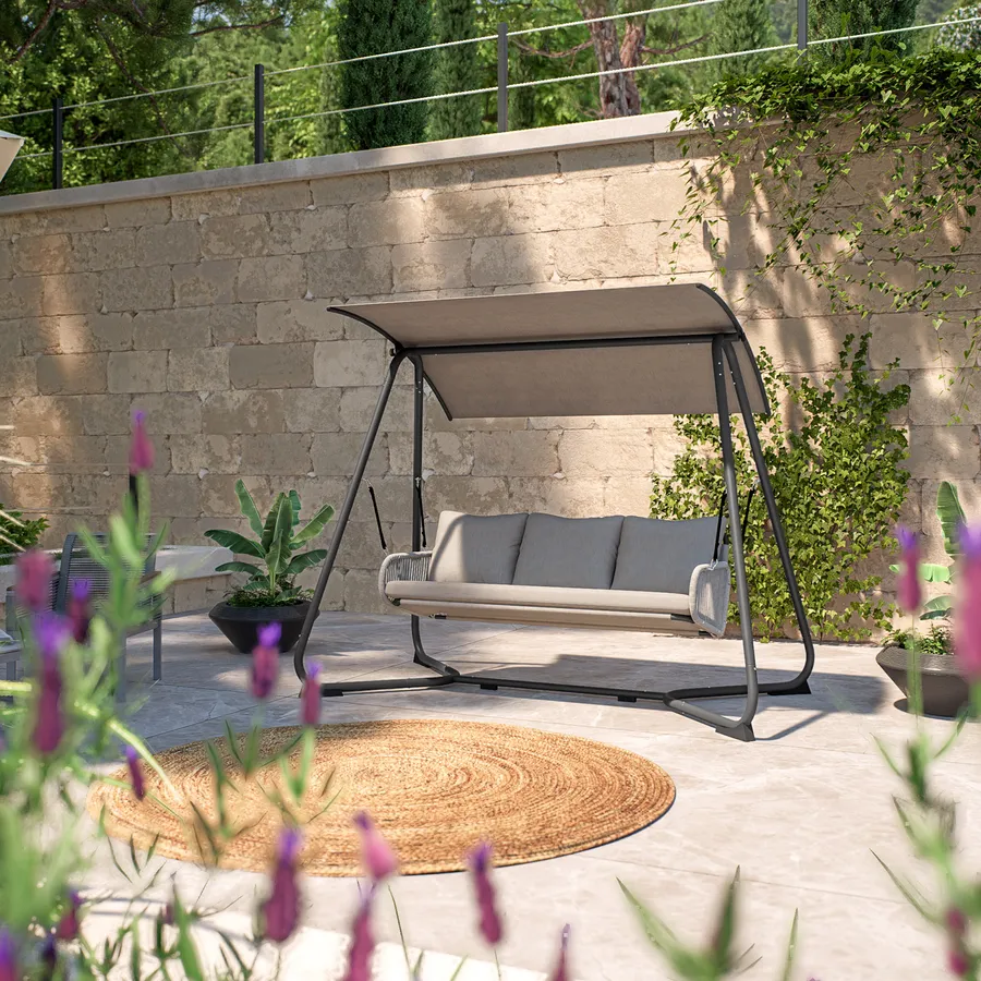 Cuscini per dondolo 120 x 60 x 50 cm, cuscini per dondolo 3-2 posti