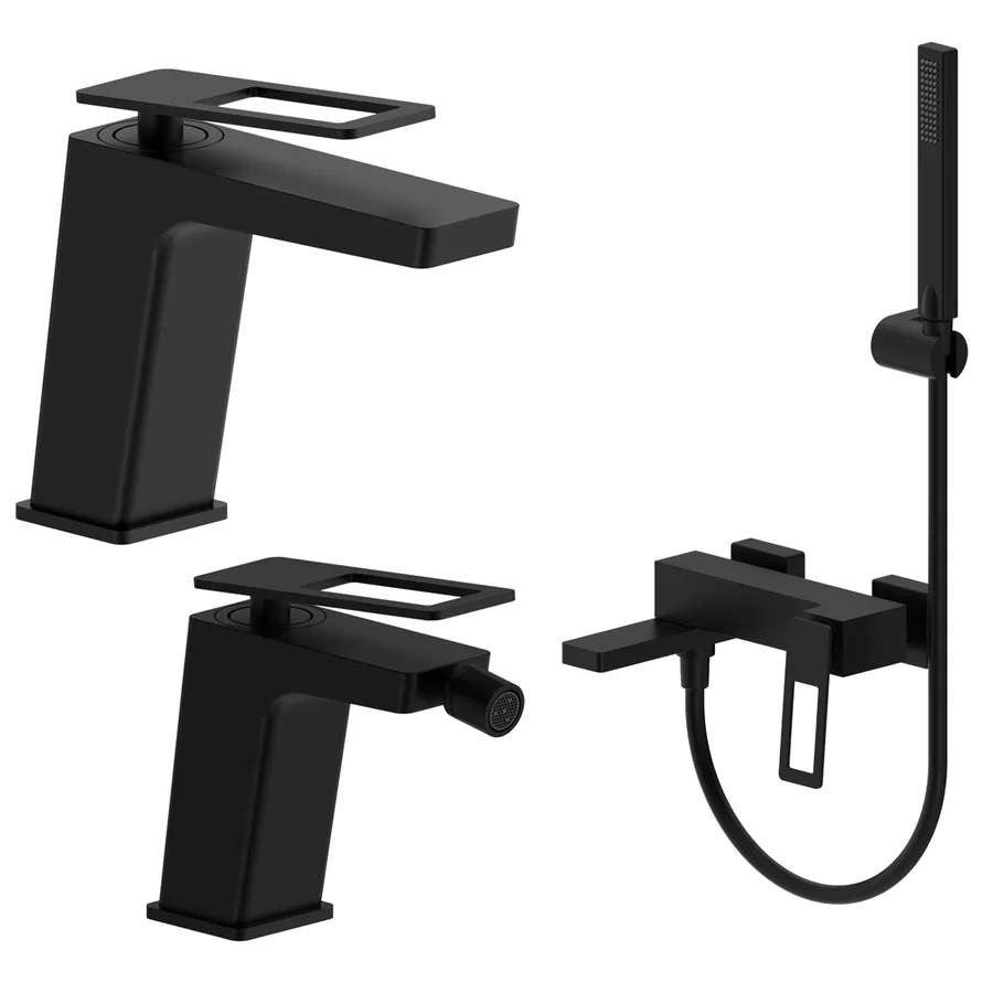 Miscelatore Esterno Doccia Termostatico Nero Opaco – Fusion - Foto 11