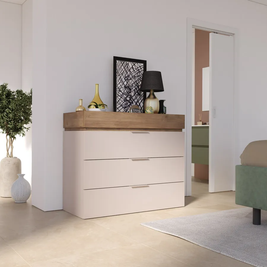 BASE PORTALAVABO CON LAVABO ASYA BIANCO OPACO 3 CASSETTI SOFT CLOSE - Foto 8