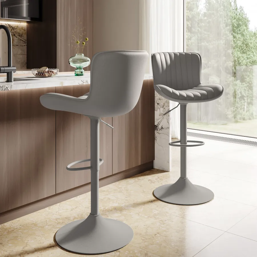 Panca/lounge 120 cm in similpelle scamosciata marrone