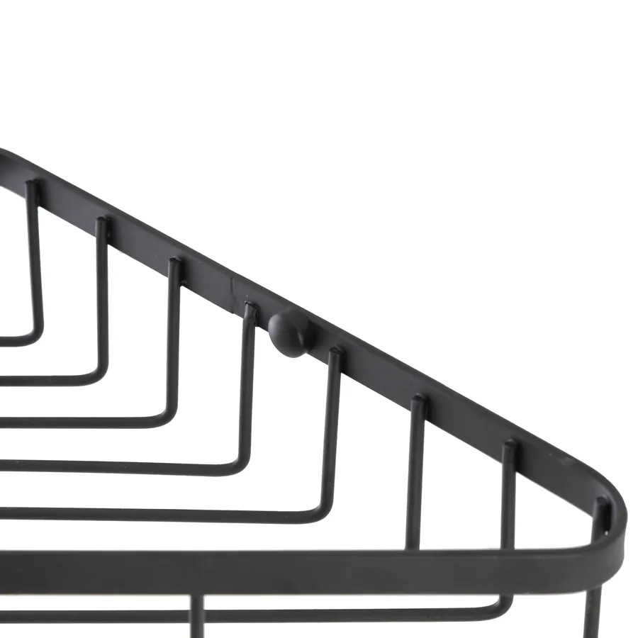 Questech Mensola Angolare Per Doccia 20,3 Cm | Finitura Dark Oil Rubbed Bronze | Ripiano In Metallo Con Protezione Antimicrobica Q-Seal