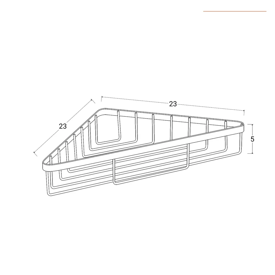Scaffale Doccia Angolare Sagittarius 280S1-B - Acciaio Inox SUS304 Nero Opaco 28cm - Foto 10