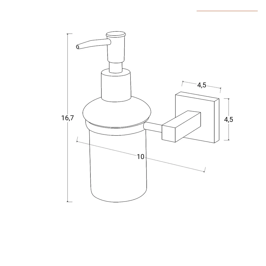 Dispenser Sapone Autoadesivo Da Muro - 250 Ml, In Vetro E Acciaio, Design Amburgo, Nero - Foto 11
