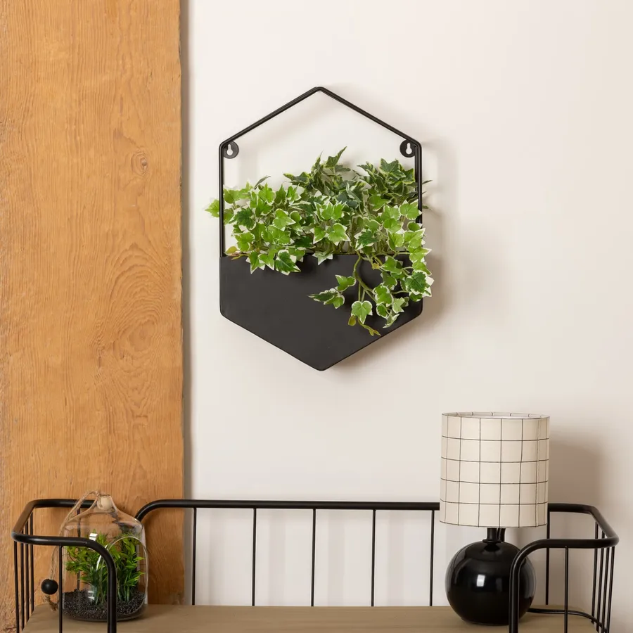 Supporto Per Cestino Sospeso 12 Cm – Acciaio Plastificato Verde, Per Fiori E Piante, Nuovo