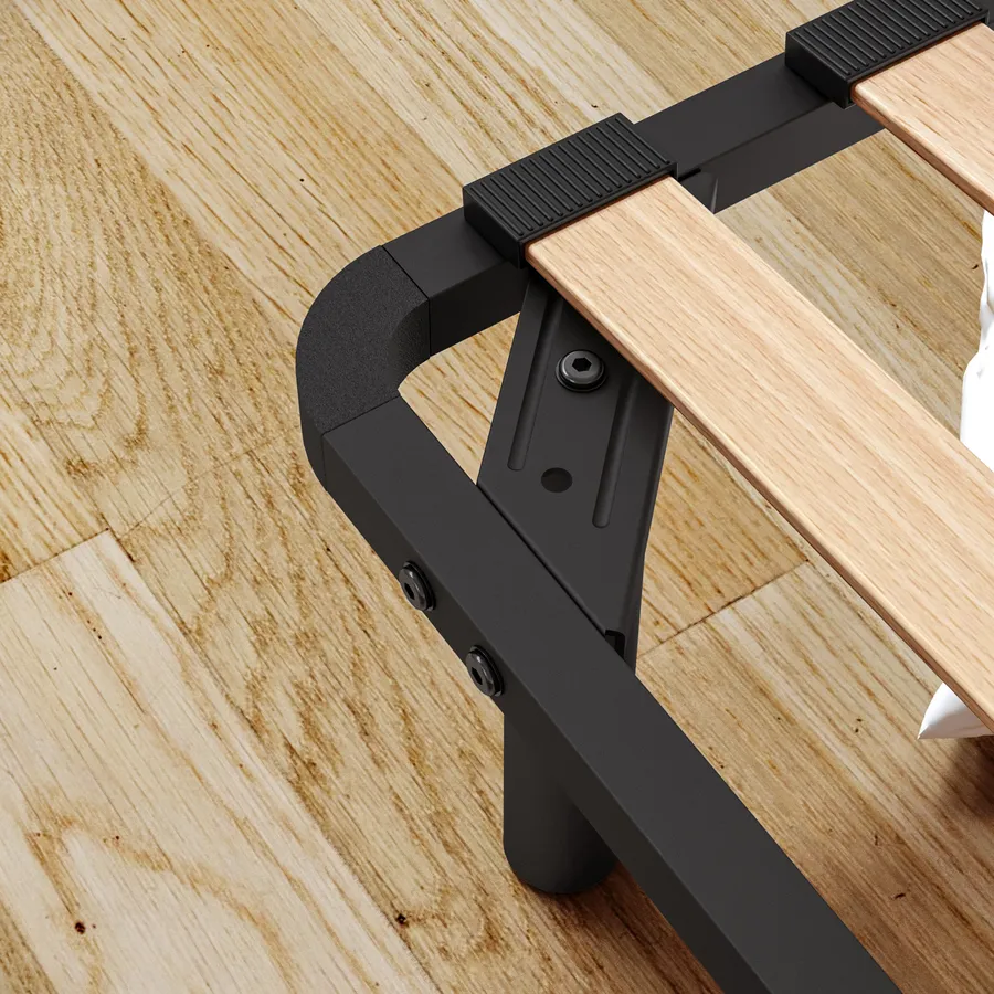 Reti a Doghe 2 pz 7 Zone con 42 Doghe in Legno 90x200 cm 3051434