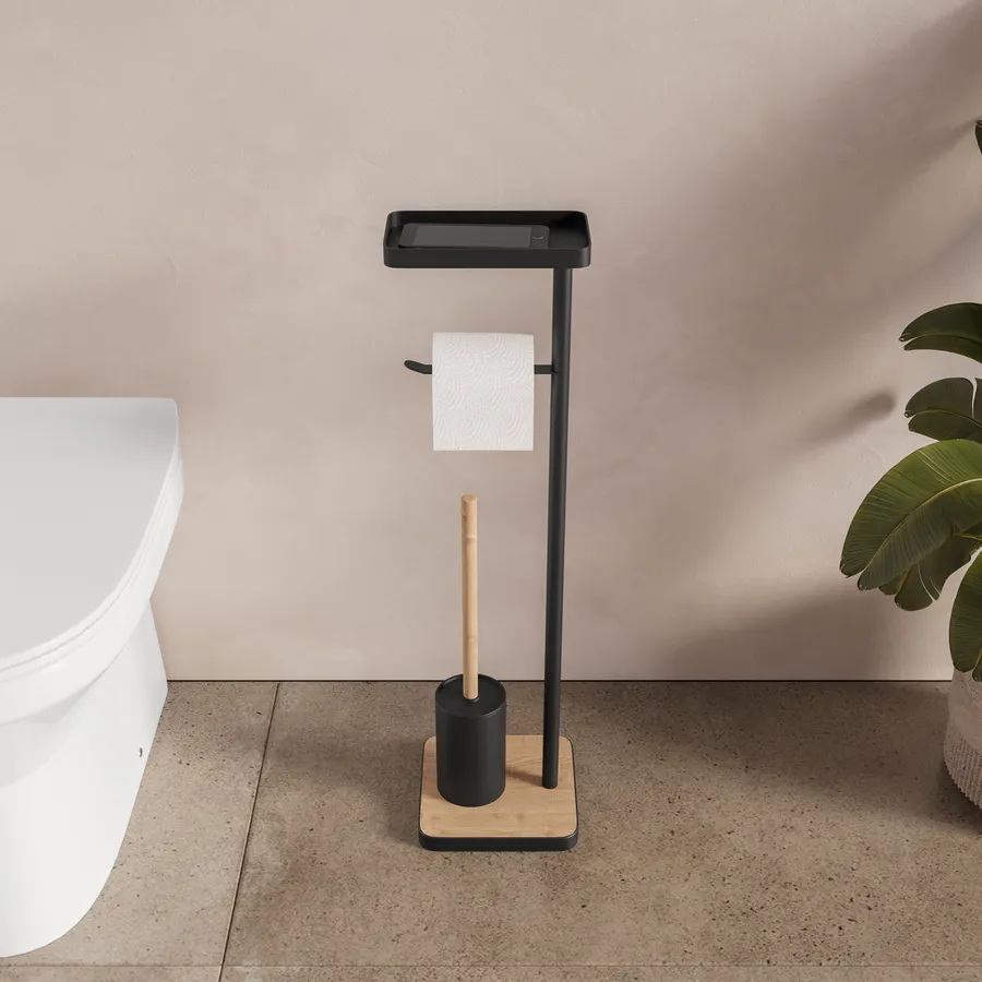 Portapenne In Legno E Pelle Dacasso A8004 - Con 2 Penne A Sfera Incluse, Design Elegante Per Scrivania