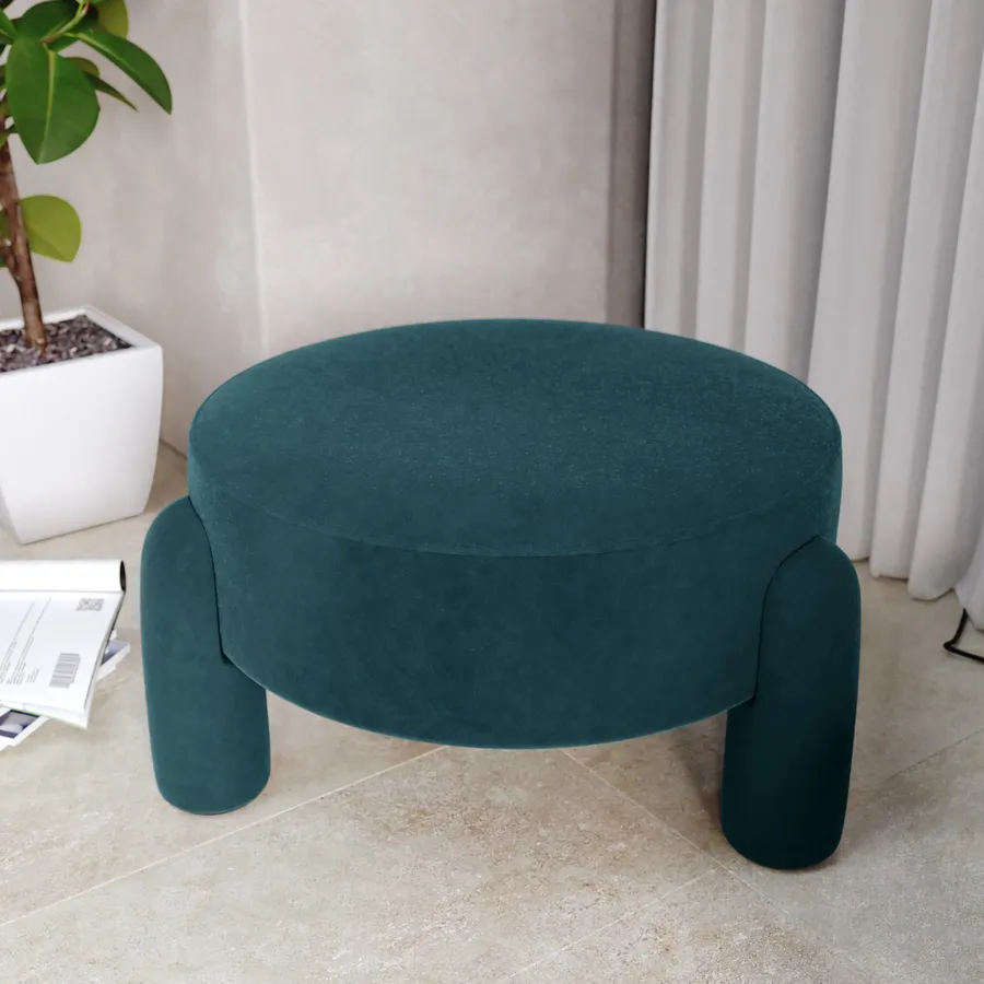 2 Federe Cuscino Quadrate In Velluto Con Pompon Sugarchic | 45x45 Cm, Colore Blu Pavone, Morbide E Lussuose Con Cerniera Nascosta, Per Divano E Camera Da Letto