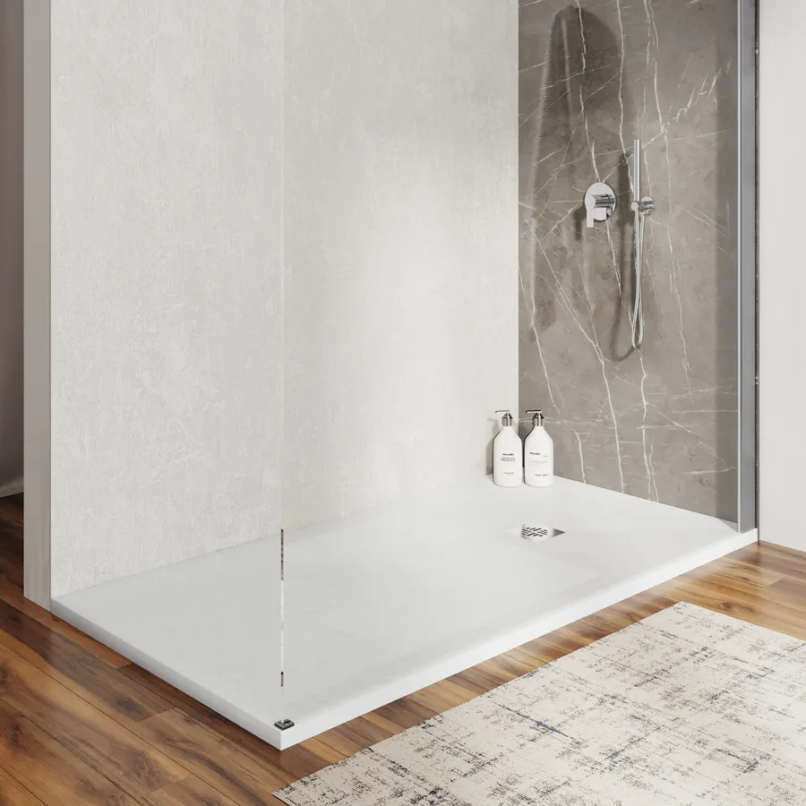 Box doccia soffietto 90x90 cm angolare profilo acrilico riducibile fino 80x80 cm