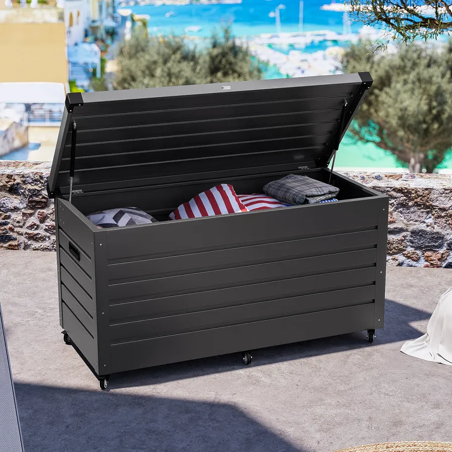 Baule Enea Intrecciato 60 Cm - Comprimibile, Design Rustico, Per Riposo O Decorazione