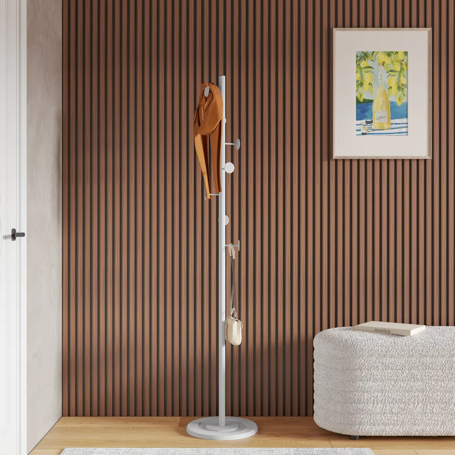 TROFAST combinazione con contenitori, bianco bianco/lilla, 46x30x94 cm