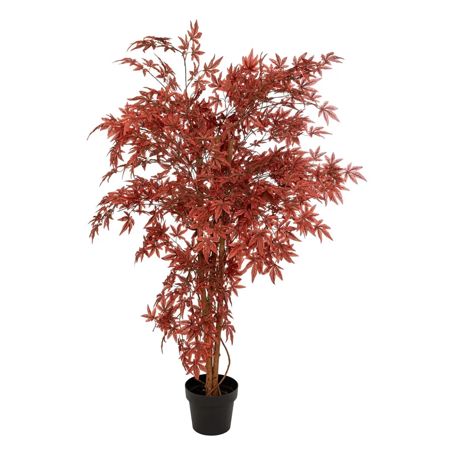 Leaf Foglie Albero Artificiale Giapponese Acero Con Vaso – Pianta Finta Realistica 150cm Per Interni