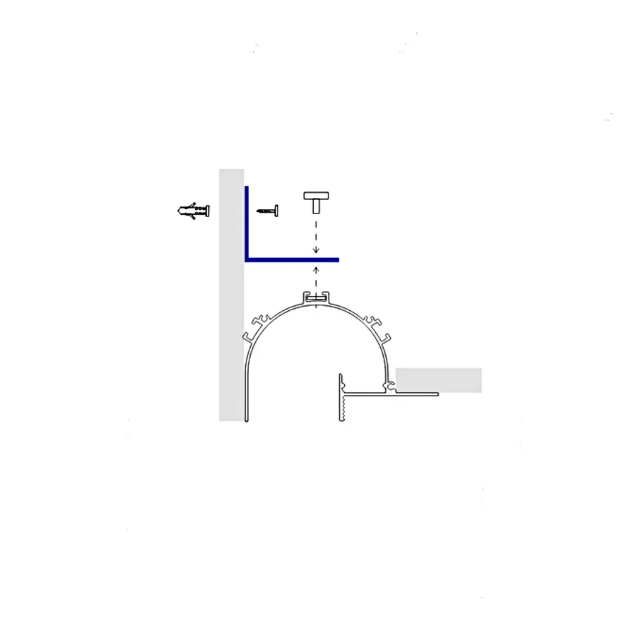 Set 6 Staffe Montaggio Bersaglio Freccette - Supporto Parete Con Viti E