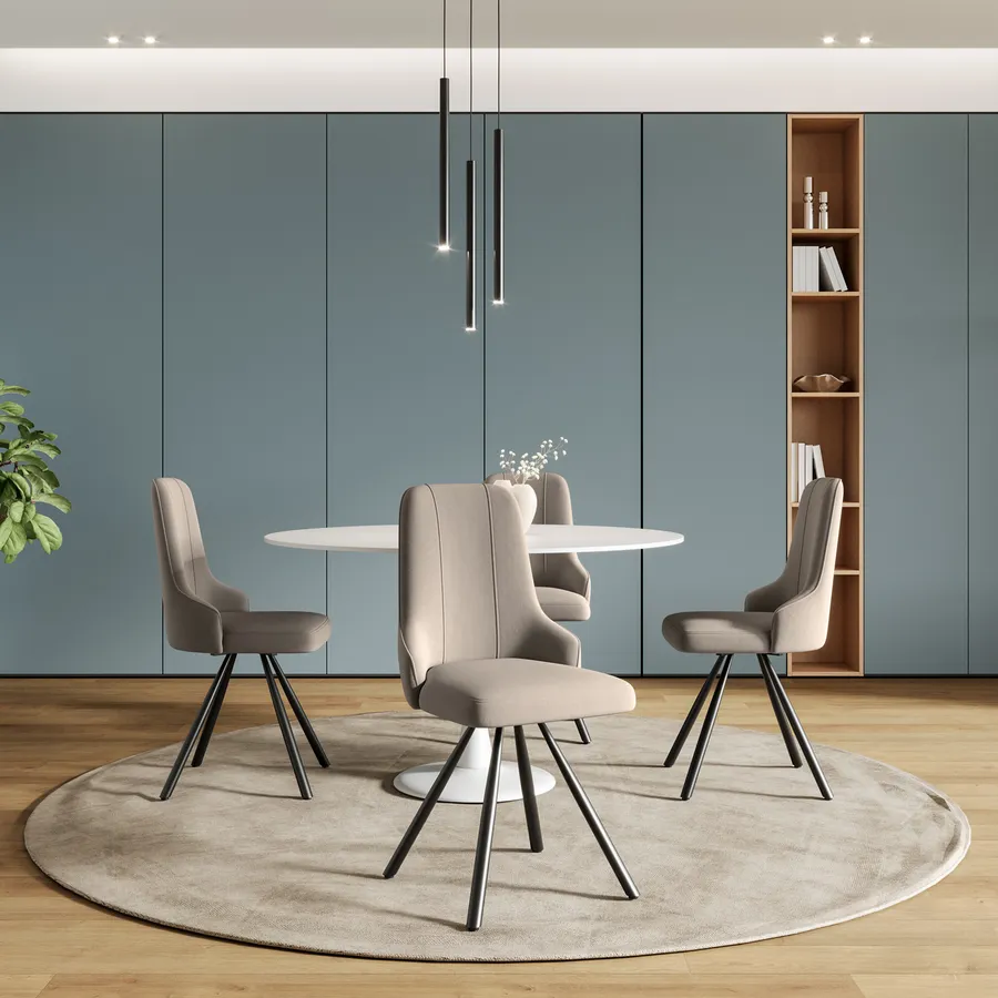 Sedie da pranzo girevoli | Comfort e stile dinamico
