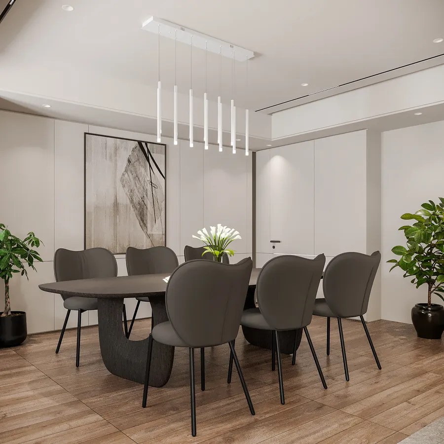 Moderno stile nordico in ottone in metallo lampada da soffitto in tessuto creati