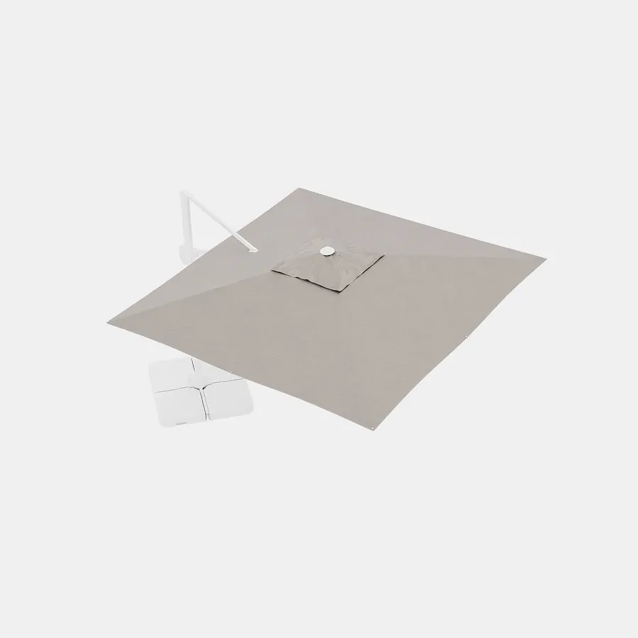 TELO DI RICAMBIO SUPERIORE PER OMBRELLONE 3X3 ROTONDO BEIGE A 6 STECCHE