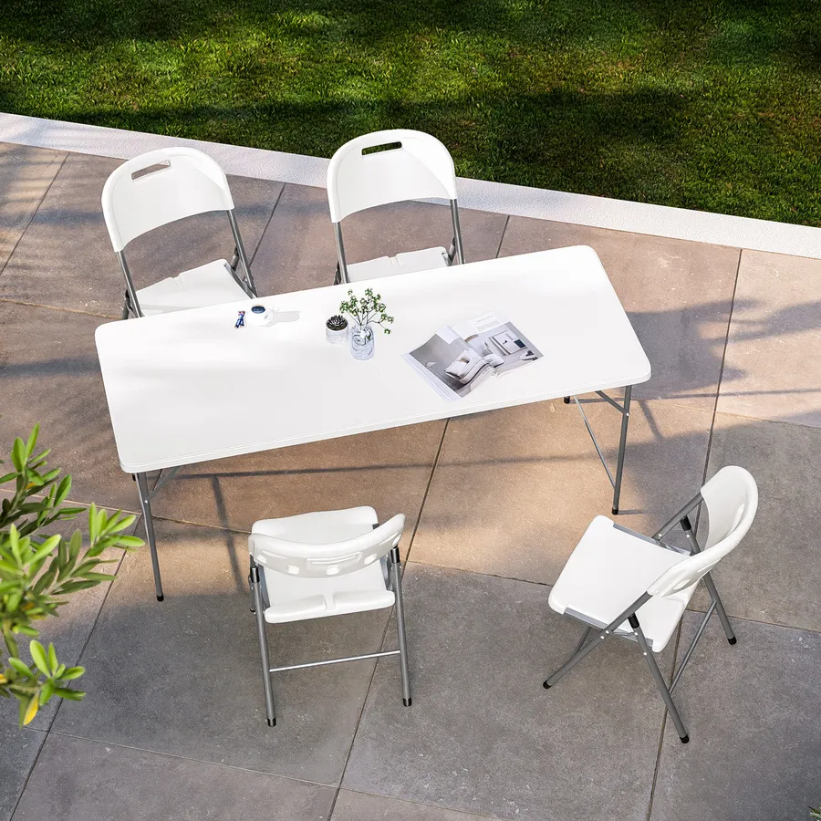 Cestino Pieghevole Rettangolare GC594 - 1220 Mm, Grigio, Per Interni Ed Esterni - Foto 10