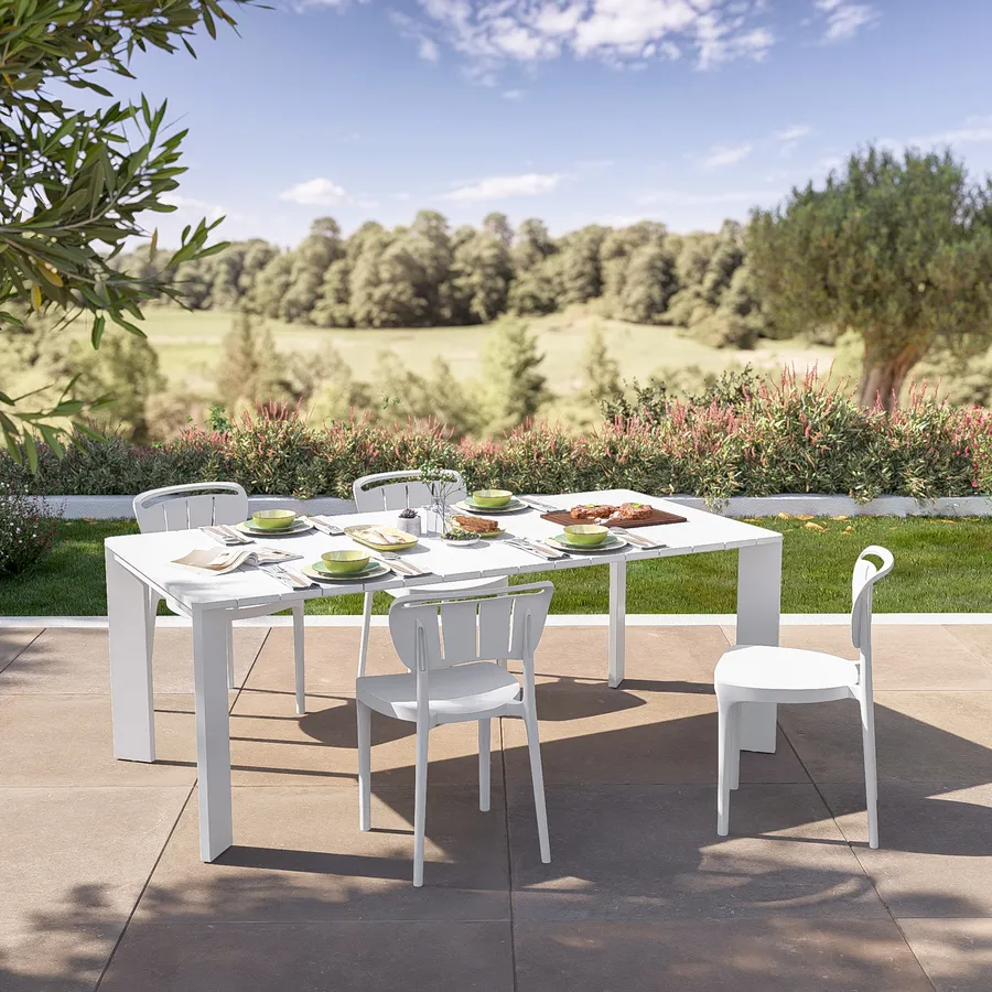Tavolo Da Cucina In Legno Massello Walker Edison | Stile Moderno Fattoria, 4 Posti, Colore Grigio/marrone - 2