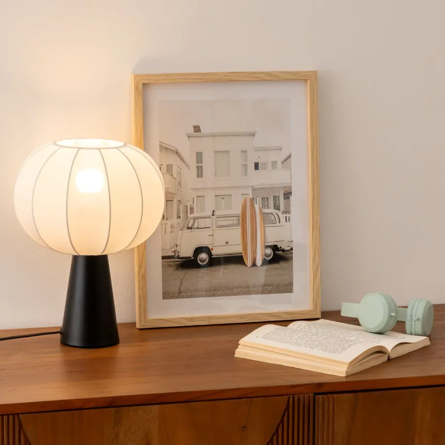 HOMSFOU Paralume In Carta Per Lampada Da Terra - Bianco Vintage 84x22x22 Cm - Per Soggiorno, Camera Da Letto, Ufficio
