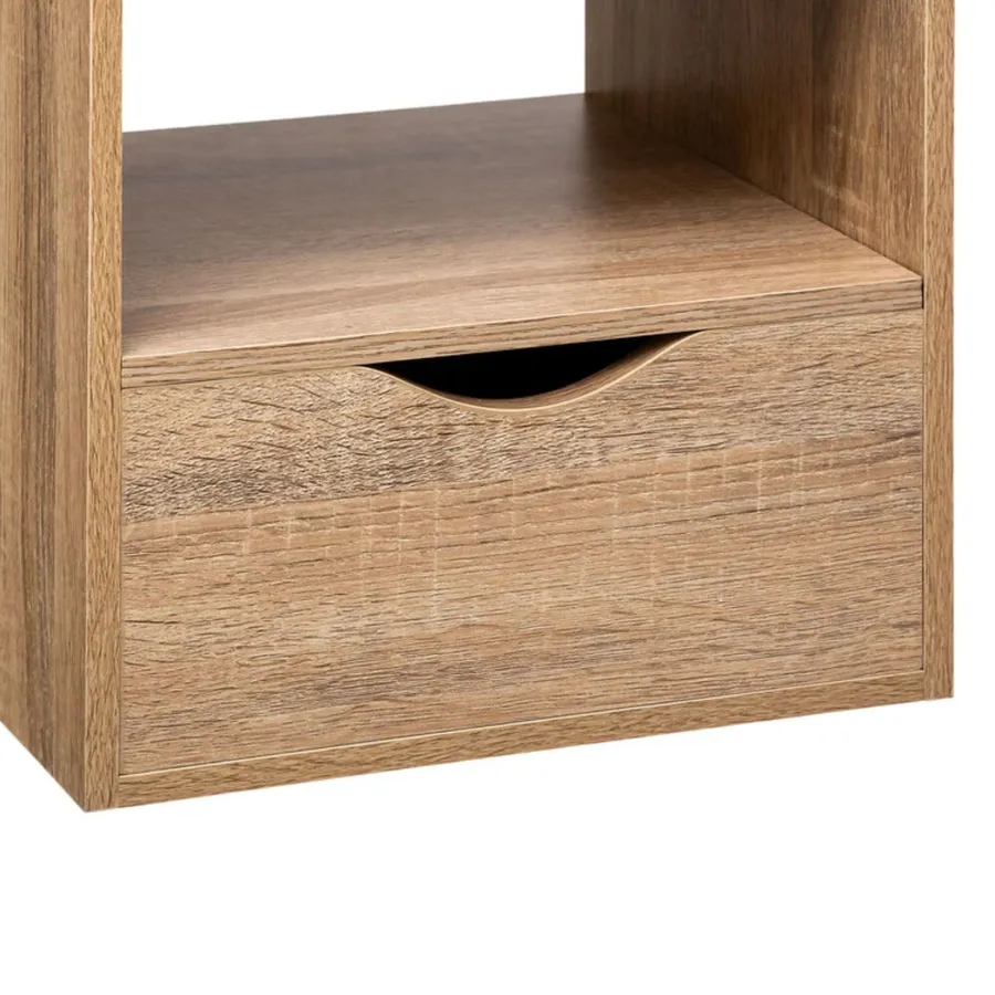 5five Mix N Modul Cassetto E Ripiano Effetto Rovere Naturale, 31x31 Cm, Modulo Personalizzabile