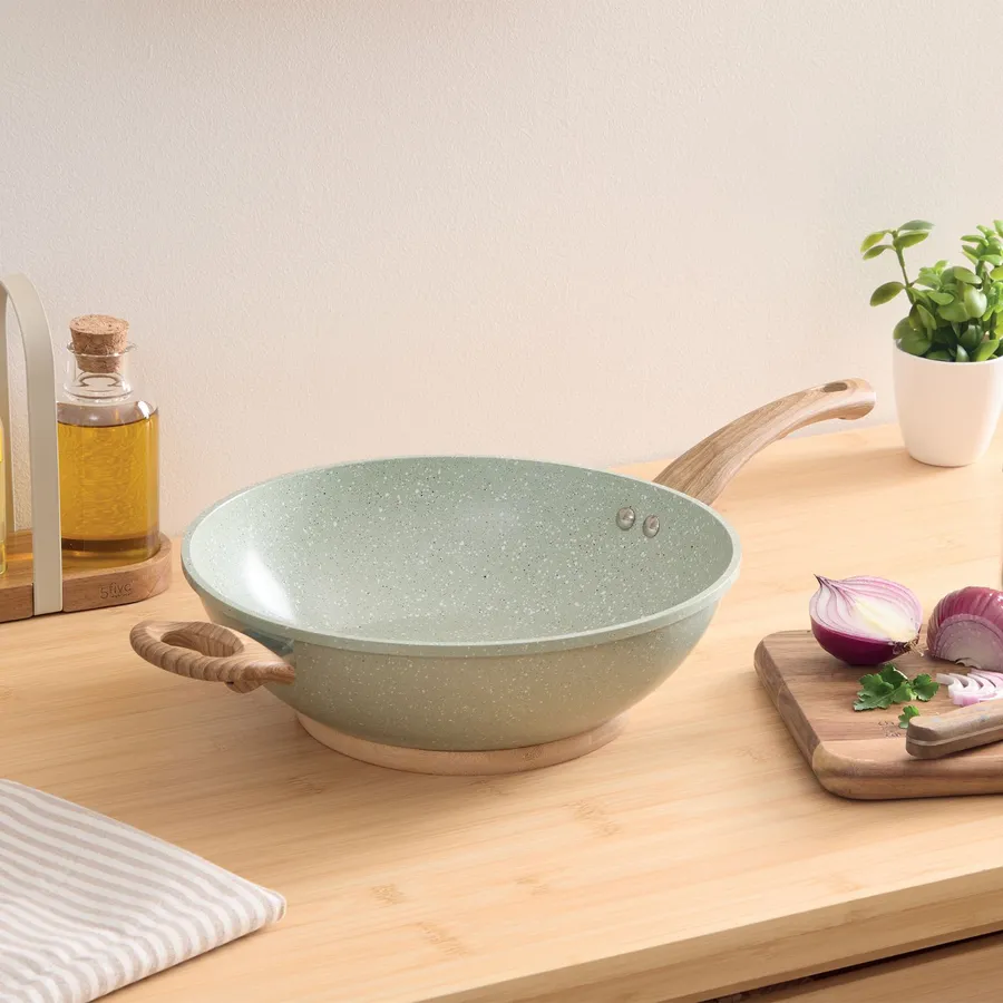 Batteria di Pentole 8 Pezzi Skyline Alluminio colore Azzurro