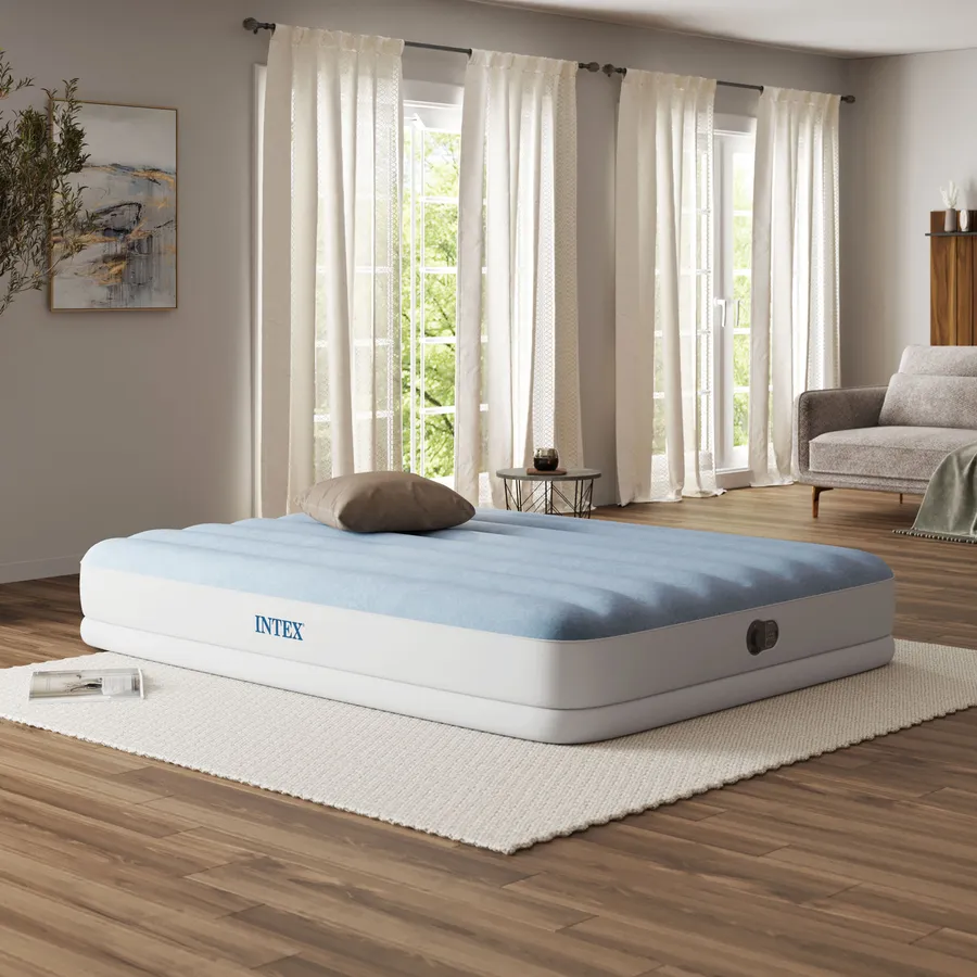 Letto Ad Aria Autogonfiante Avenli - 196x97x47 Cm, Con Pompa Integrata, Superficie Floccata