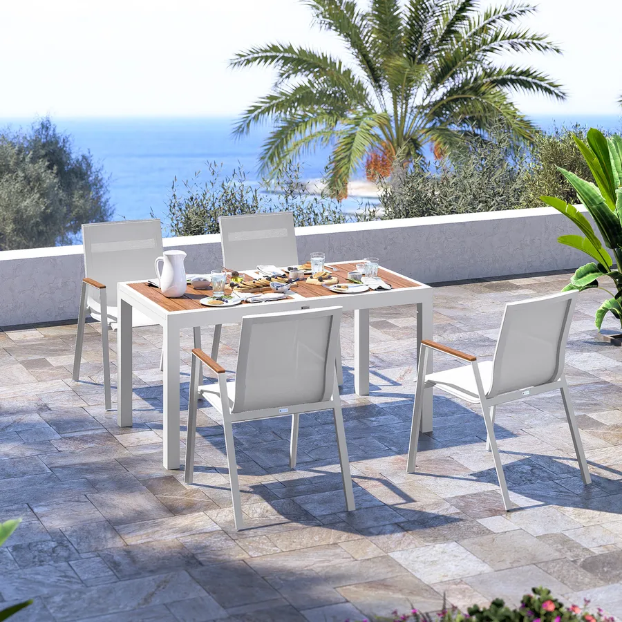 Kesper 77671 - Set di 4 tovagliette argentate, 43 x 29 x 0,1 cm