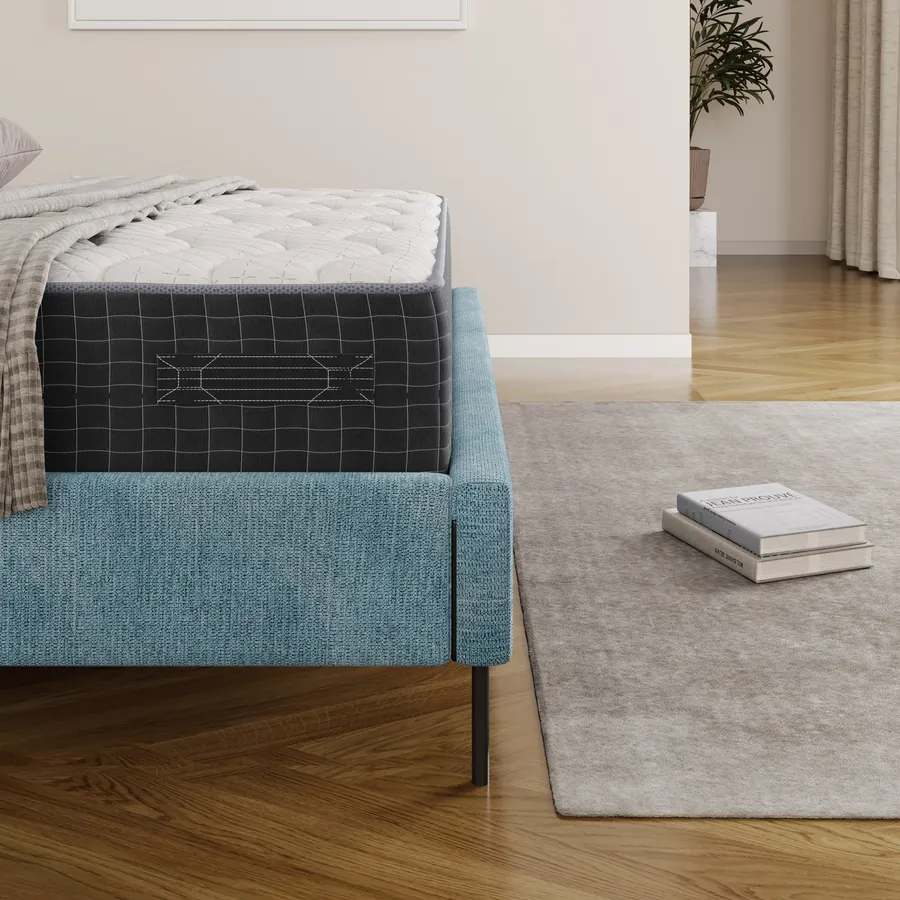 Materasso Queen Size 152x203 Cm Ibrido Memory Foam Con Molle Insacchettate – Spessore 30,5 Cm, Traspirante E Con Supporto Rinforzato