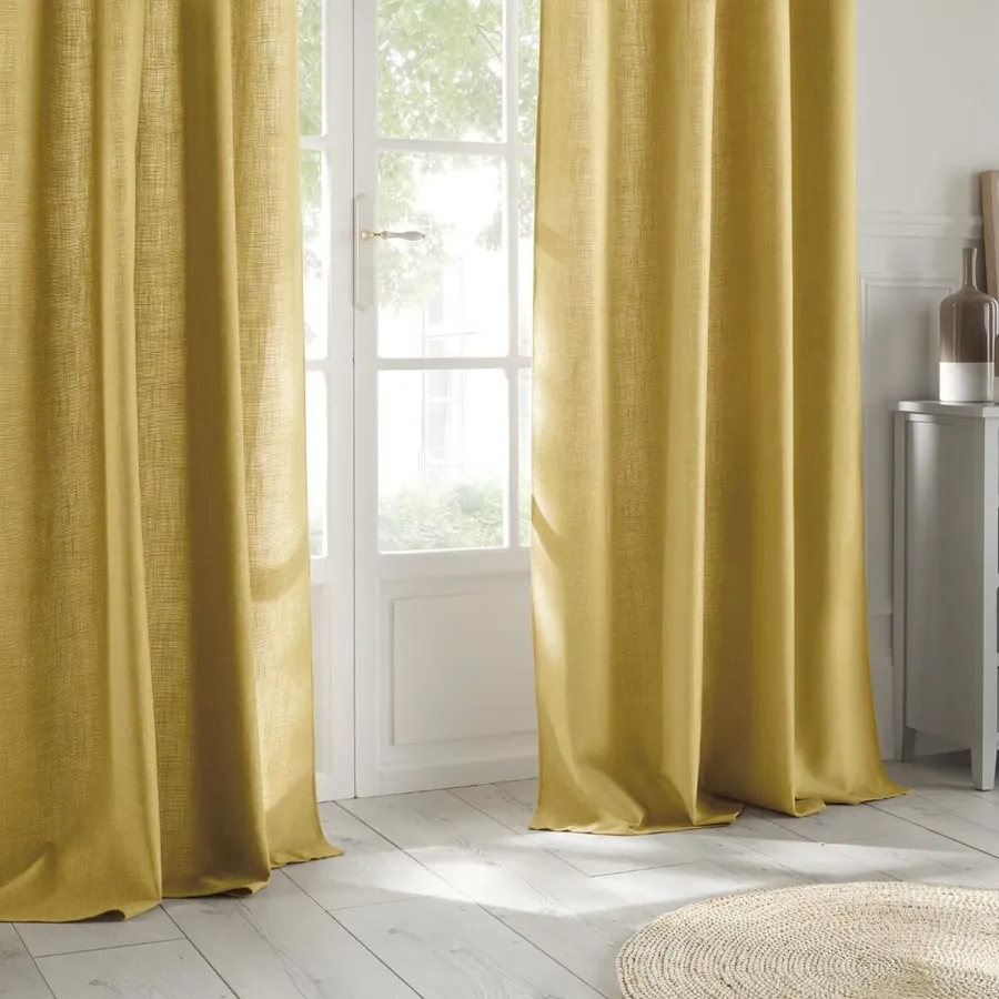 Dainty Home Linea Tenda Doccia In Tessuto 3D Effetto Lino - Blu Navy 178x184 Cm, Motivo A Righe Ombre, Lavabile - 4