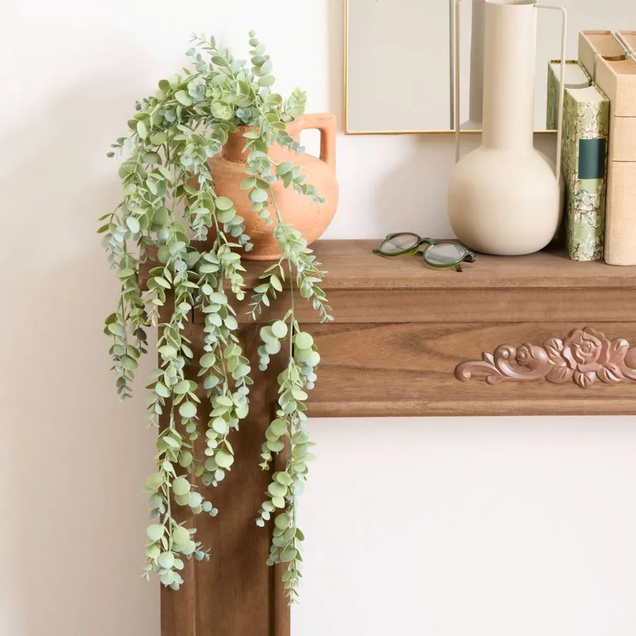 Pianta Artificiale Cardo Erba Verde Altezza 80 Cm - Falso Cardo Per Decorazione Interni Ed Esterni